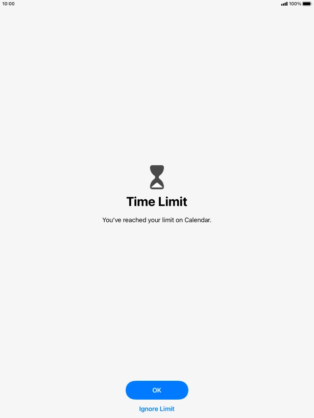 Press Ignore Limit. Press Ignore Limit.