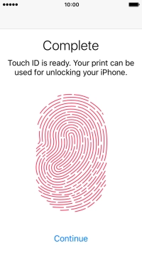 Press Continue. If you haven't previously selected a phone lock code, key in a code of your own choice twice. Press Continue. If you haven't previously selected a phone lock code, key in a code of your own choice twice.