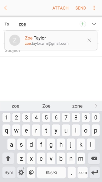 Press the required contact. Press the required contact.