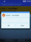Key in +61414121121 and press the Left selection key.