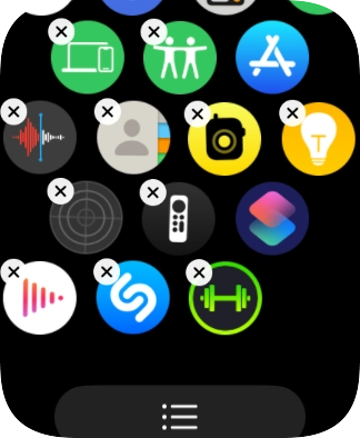 Press the delete icon next to the required app. Press the delete icon next to the required app.