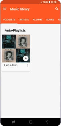 Press the required category. Press the required category.