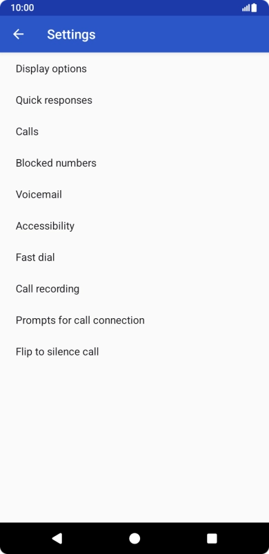 Press Calls.