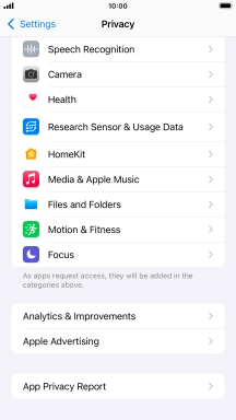 Press App Privacy Report. Press App Privacy Report.