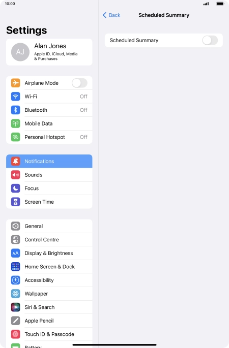Press the indicator next to Press the indicator next to