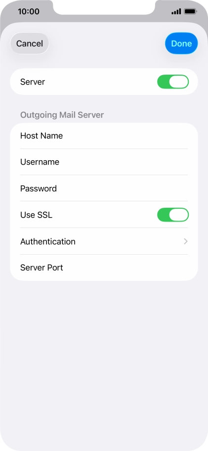 Press Authentication.