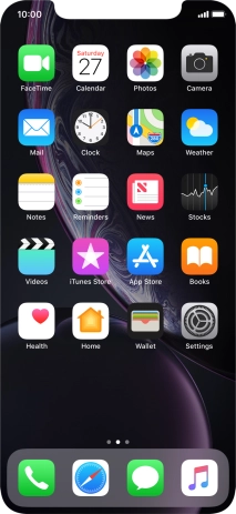 When the phone is turned on, you can always see the battery power level. The larger the coloured section of the battery icon, the more remaining battery power.