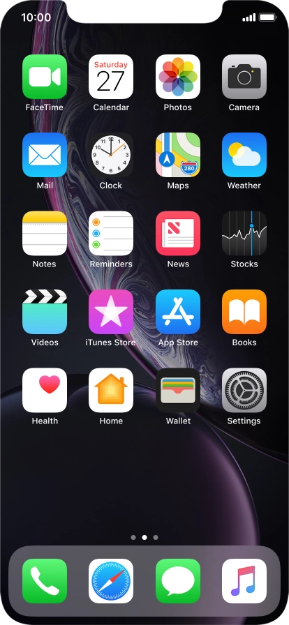 When the phone is turned on, you can always see the battery power level. The larger the coloured section of the battery icon, the more remaining battery power.