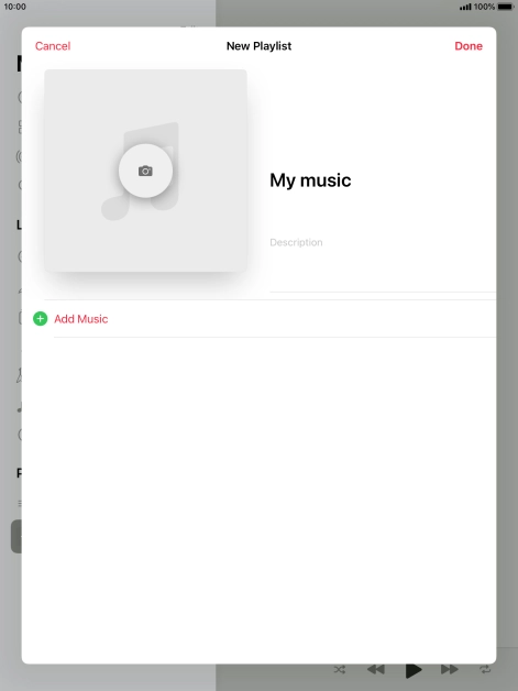Press Add Music.