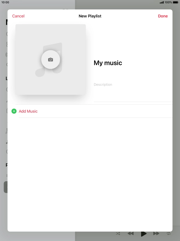 Press Add Music.