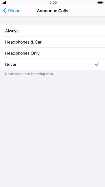 Press Always to turn on the function when silent mode is turned off.