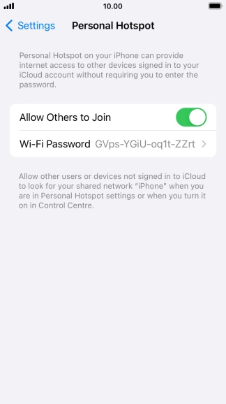 Press the Home key to return to the home screen.