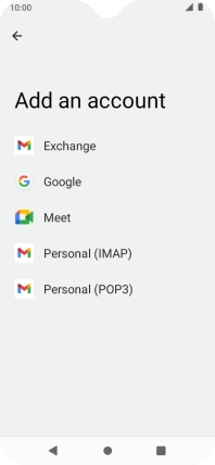 Press Google.