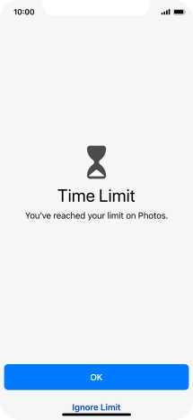 Press Ignore Limit.