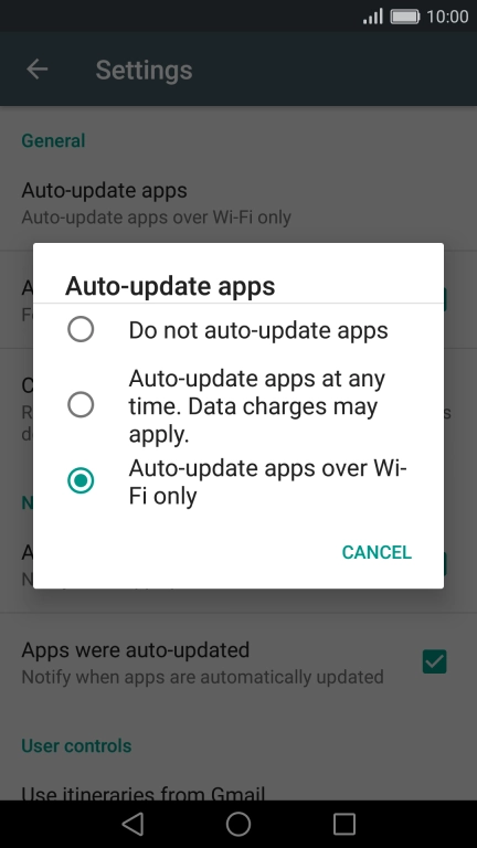 Press Do not auto-update apps to turn off the function. Press Do not auto-update apps to turn off the function.