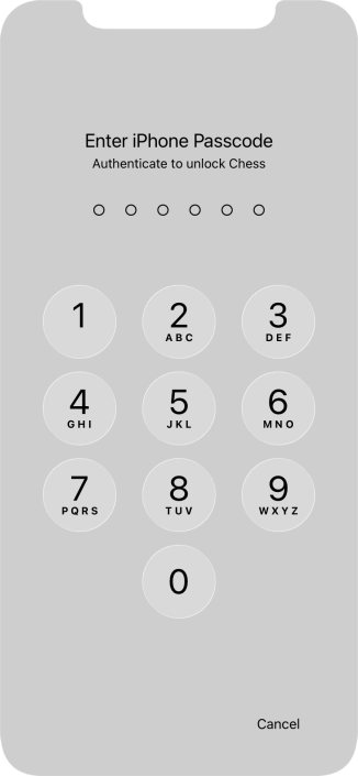 Use the phone lock code you created. The app is now no longer locked. Use the phone lock code you created. The app is now no longer locked.
