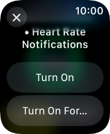 Press Turn On. Press Turn On.