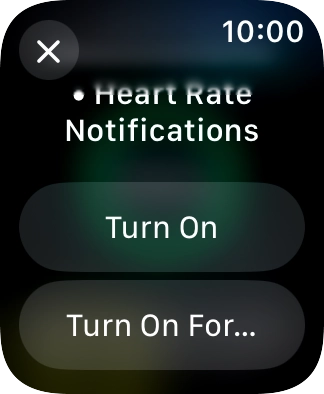 Press Turn On. Press Turn On.