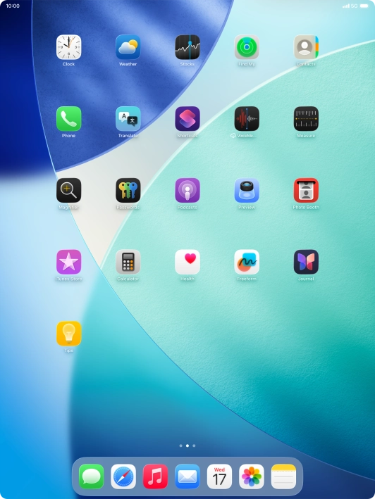 Press and hold anywhere on the home screen. Press and hold anywhere on the home screen.