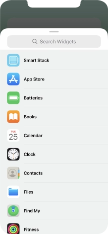 Press Smart Stack.