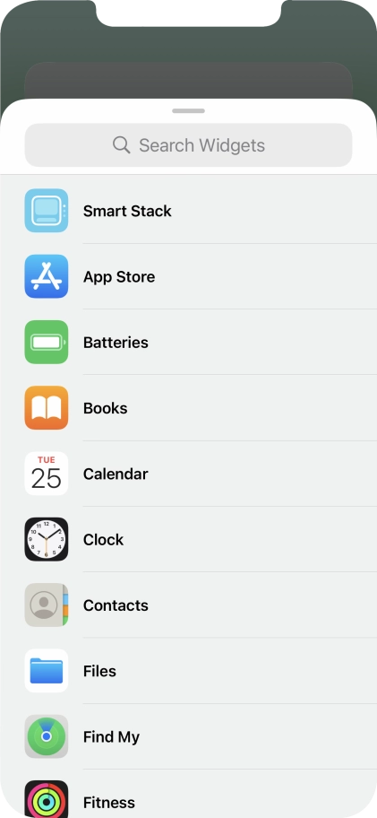 Press Smart Stack.