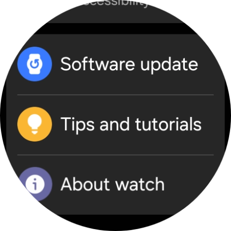 Press Software update. Press Software update.