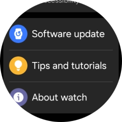 Press Software update. Press Software update.