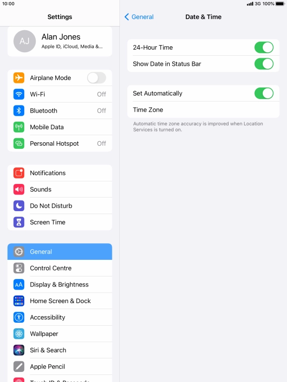 Press the Home key to return to the home screen.