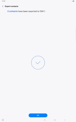 Press OK. Press OK.
