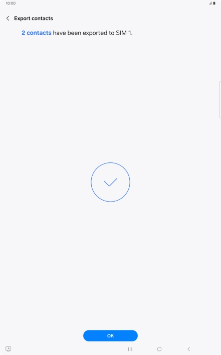 Press OK. Press OK.