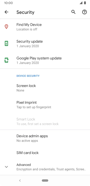 Press the Home key to return to the home screen. Press the Home key to return to the home screen.