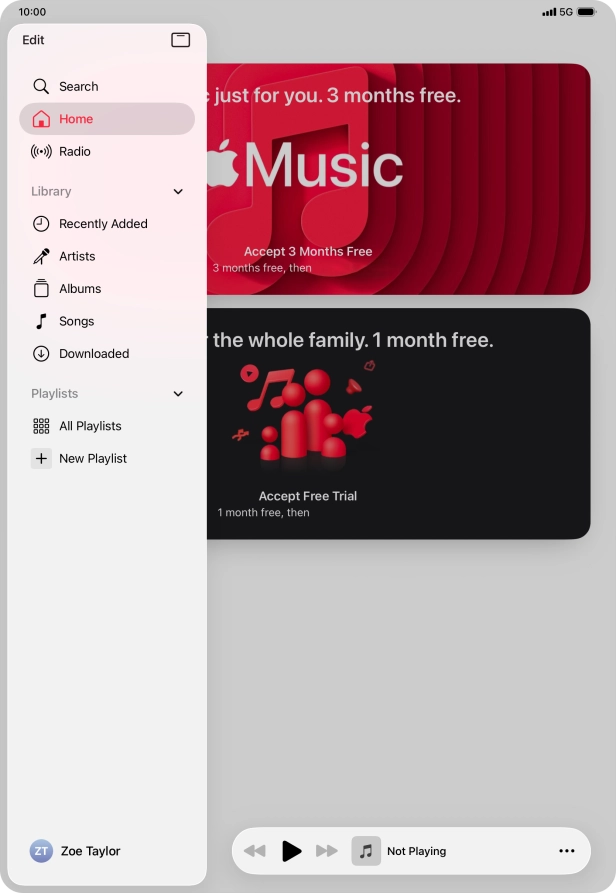 Press New Playlist.