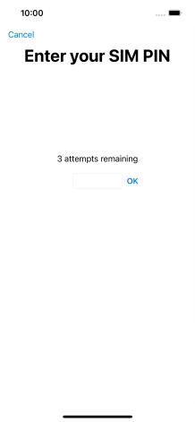 If your SIM is locked, key in your PIN and press OK. If your SIM is locked, key in your PIN and press OK.