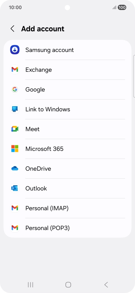 Press Google.