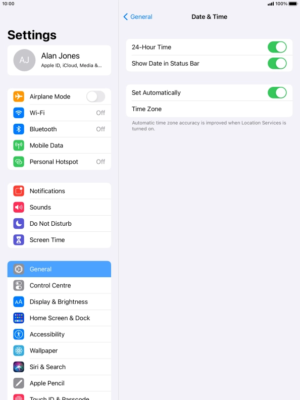 Press the Home key to return to the home screen.
