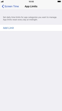 Press Add Limit.