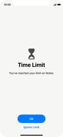 Press Ignore Limit. Press Ignore Limit.