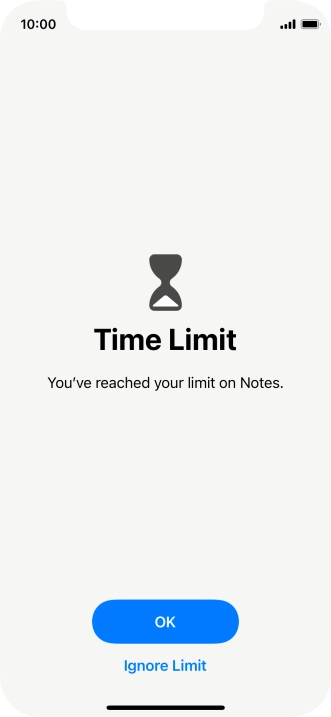Press Ignore Limit. Press Ignore Limit.