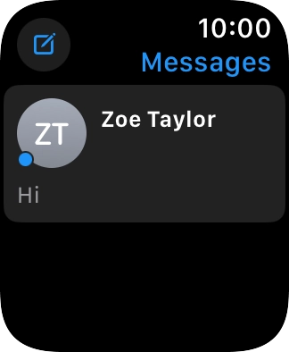 Press the required text message. Press the required text message.