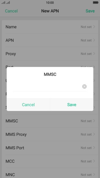 Key in http://pxt.vodafone.net.au/pxtsend and press Save.