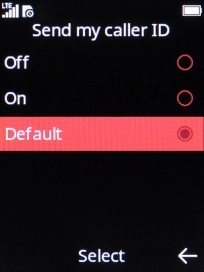 Select On to turn on the function.