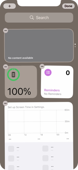 Press the add icon.