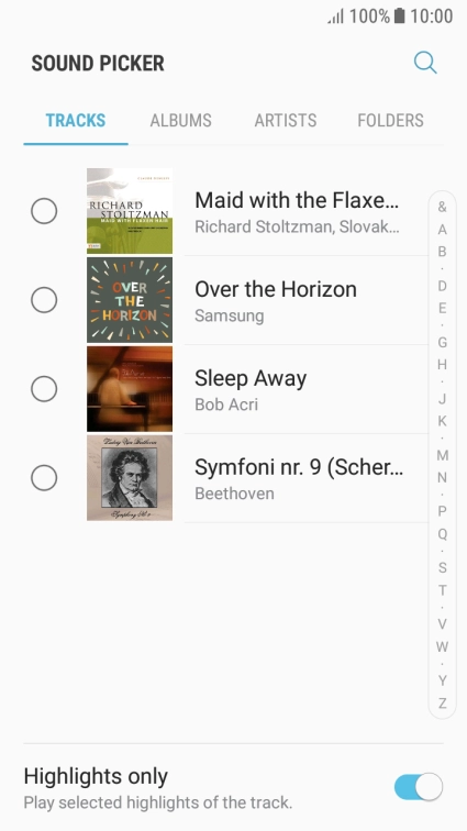Press the required ring tones to hear them. Press the required ring tones to hear them.