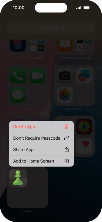 Press Don't Require Passcode.