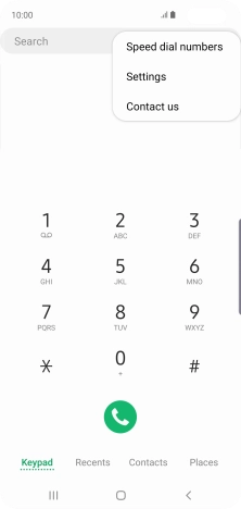 Press Settings.
