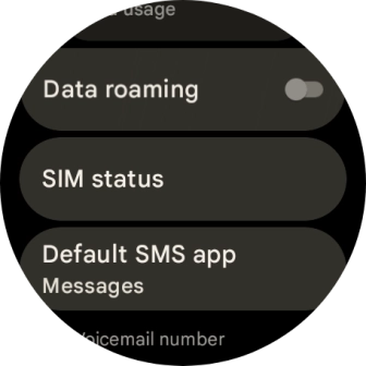 Press SIM status.