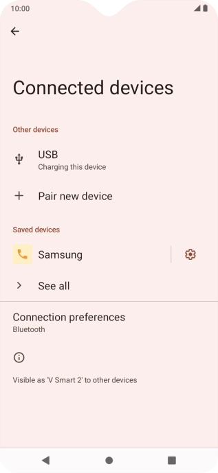 Press the Home key to return to the home screen. Press the Home key to return to the home screen.