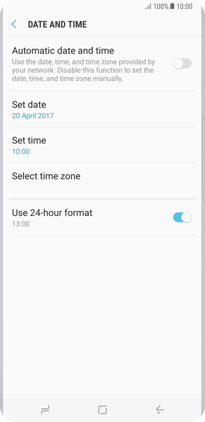 Press the indicator next to Press the indicator next to