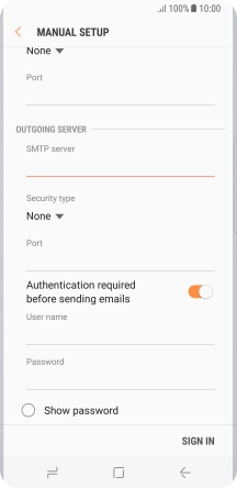 Press the drop down list below Press the drop down list below