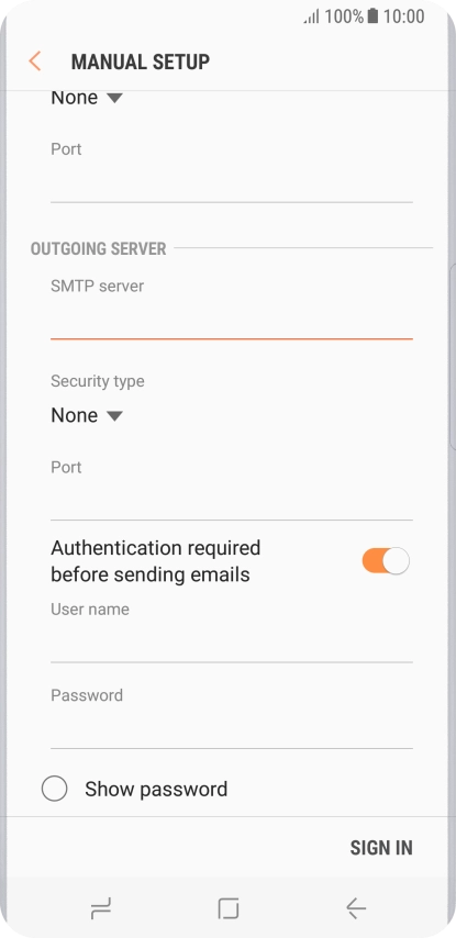 Press the drop down list below Press the drop down list below